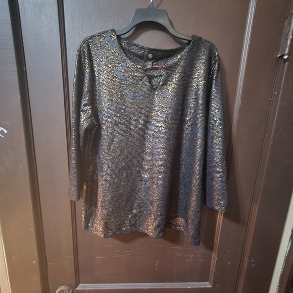 JM Collection XL Black and Gold - Picture 2 of 2